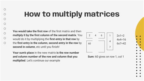 How to Multiply Matrices | Google Slides & PowerPoint