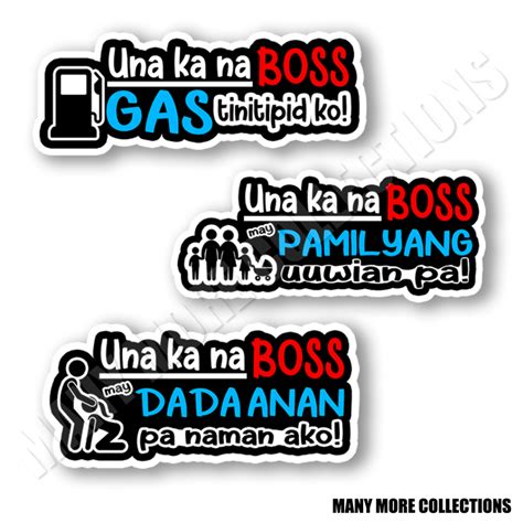 Una Kana Boss Waterproof Vinyl Sticker | Trending Stickers for Car ...