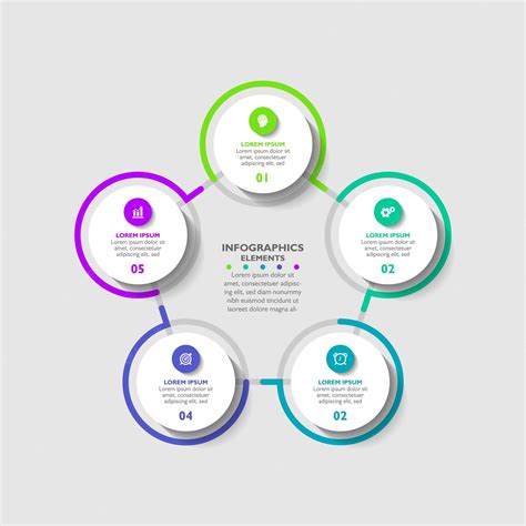 Premium Vector Flat Circular Diagram Infographic Business Background