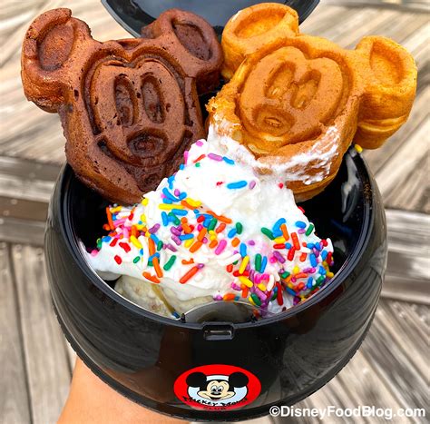 Oh Boy We Just Found Chocolate Mickey Waffles In This New Sundae In