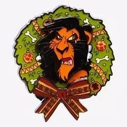 67331 Scar Hot Topic Villains Wreath Mystery Collection Loungefly Disney Pin