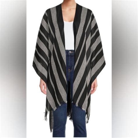 Time And Tru Kimonos Yukatas New Time And Tru Womens Fringed