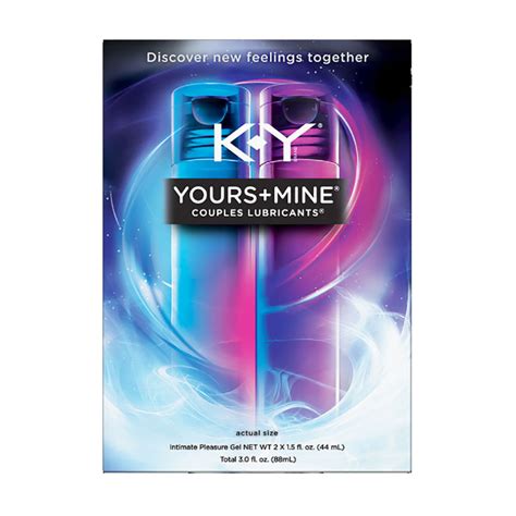 K Y Yours And Mine Couples Lubricants Pack Condom Corner