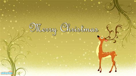 Merry Christmas- Reindeer - Desktop Wallpapers for Kids | Mocomi