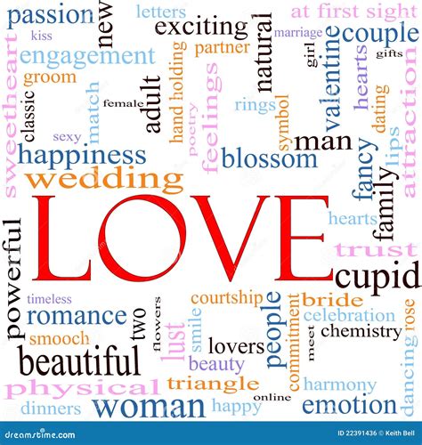 Love Word Cloud Concept Royalty Free Stock Image Image 22391436