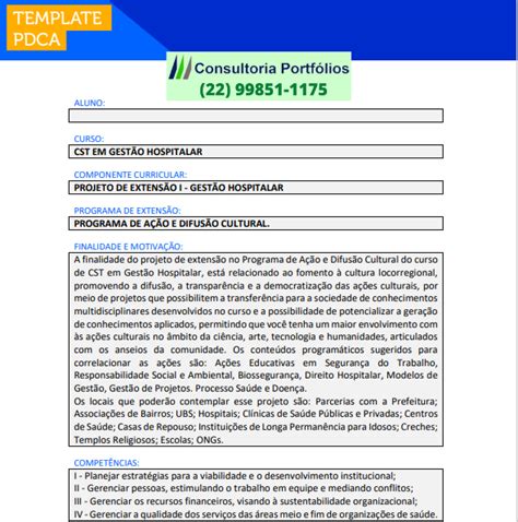 Portfólio Individual Projeto de extensão I Gestão Hospitalar