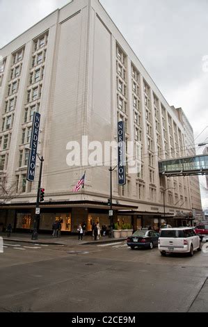 Nordstrom Downtown Seattle department store in Seattle, Washington, USA ...