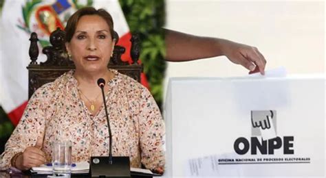 Adelanto De Elecciones 2023 ¿qué Debe Hacer Dina Boluarte Para Que Se