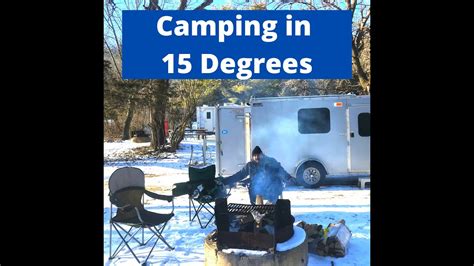 Winter Camping Harmony Ridge Campground Youtube