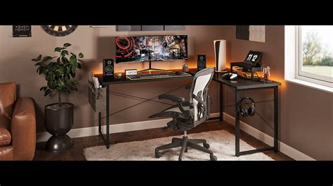 Odk L Shaped Desk With Monitor Shelf Install Video Youtube