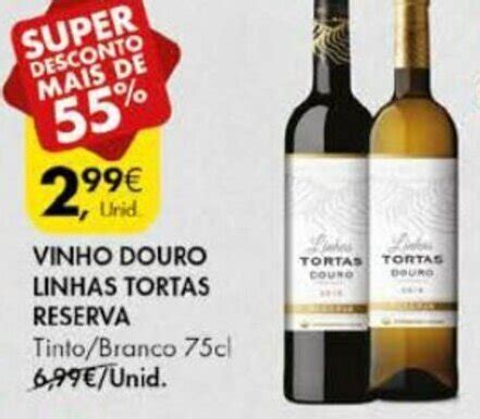 Promoção Vinho Douro Linhas Tortas Reserva 75cl em Pingo Doce