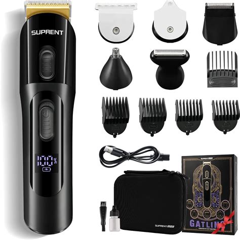 Suprent Beard Trimmer For Men Pieces Mens Grooming Kit With Hair