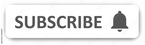 subscribe button  bell icon  youtube social media iconsymbol