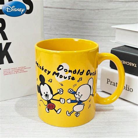 Caneca De Cer Mica Grande Oficial Tema Da S Rie Mickey E Seus