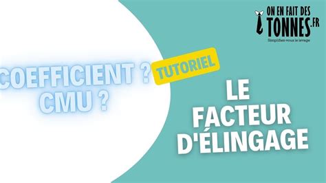 Le facteur d élingage ça vous parle Onenfaitdestonnes YouTube