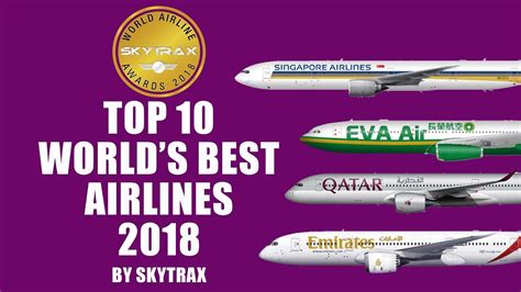 Top World S Best Airlines For By Skytrax Youtube