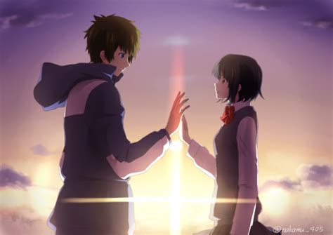 Your Name Anime Movie / Your Name Japanese Hot Anime Movie Art Silk Canvas Poster ... / Having ...