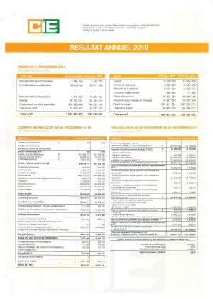 Etats Financiers Exercice 2019 CIE CI Abidjan Net Documents