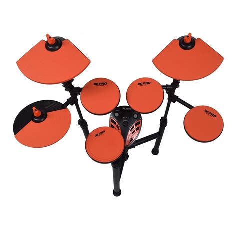 Bateria Eletrônica 8 Peças C Ibanez X PRO ED 2 Orange Função Choke