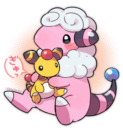 Ampharos And Flaaffy Pokemon Drawn By Tansho Danbooru