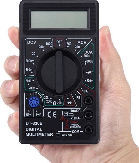 Wisegoods Multimeter Digitaal Spanningsmeter Elektra Meetapparatuur