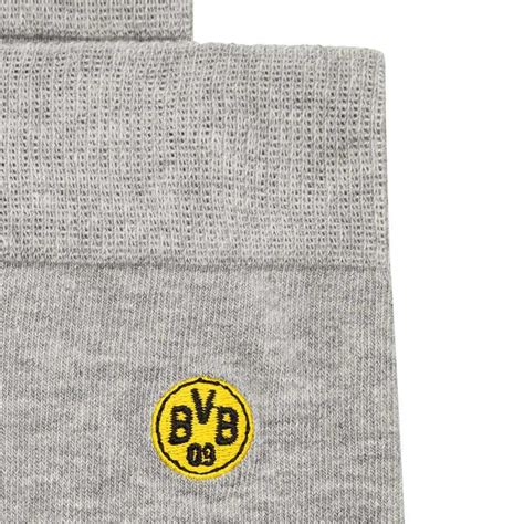 Borussia Dortmund Business Socken 2er Set Schwarz Grau BVB 09