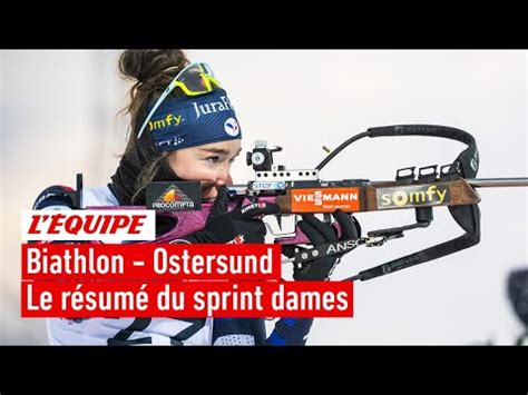 Biathlon 2023 24 Lou Jeanmonnot décroche sa première victoire en