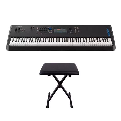 Teclado Yamaha Sintetizador 88 Teclas MODX8 Banqueta Kit No Shoptime