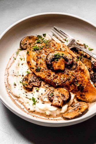 Creamy Mushroom Chicken Easy Minute Recipe Platings Pairings