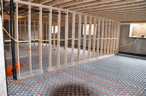 Heated Basement Floor In Ontario Amvic Systems