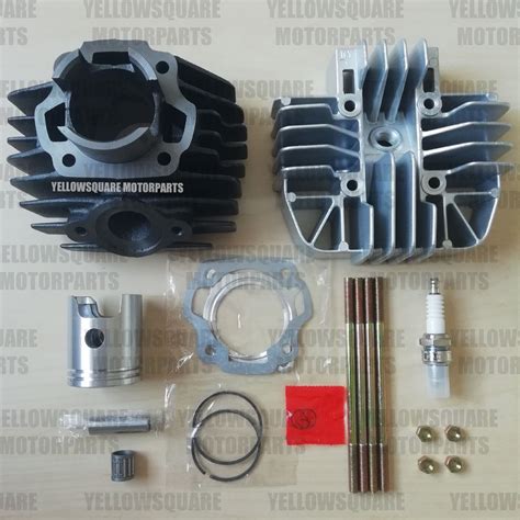 Cylinder Barrel Kit Yamaha PW80 With Gasket Piston Head Studs PW