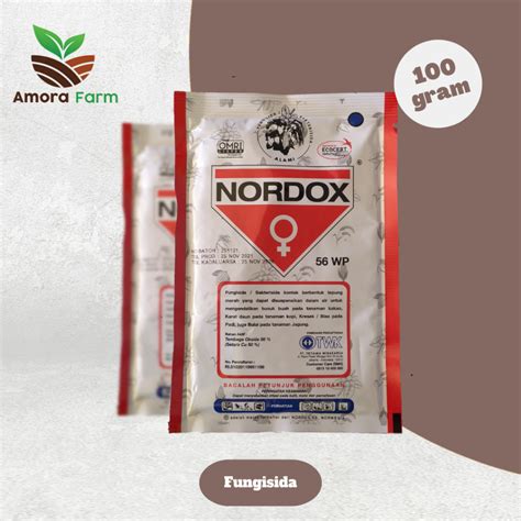 Jual Fungisida Bakterisida Alami NORDOX 56 WP 100 Gram Shopee Indonesia