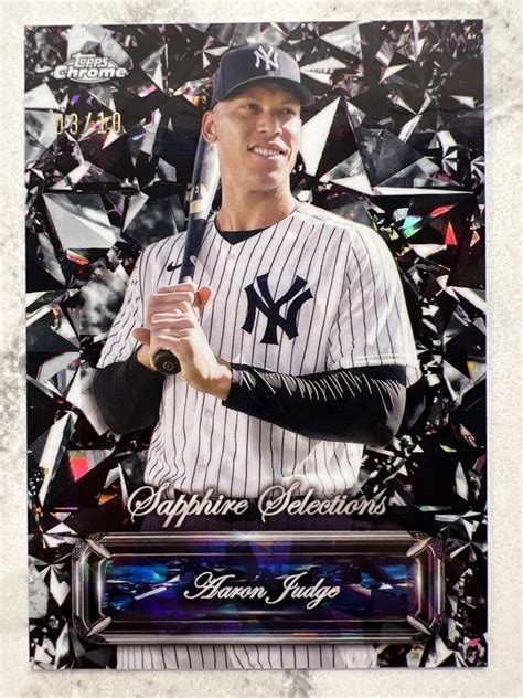 Aaron Judge Topps Chrome Sapphire Edition Ss Sapphire