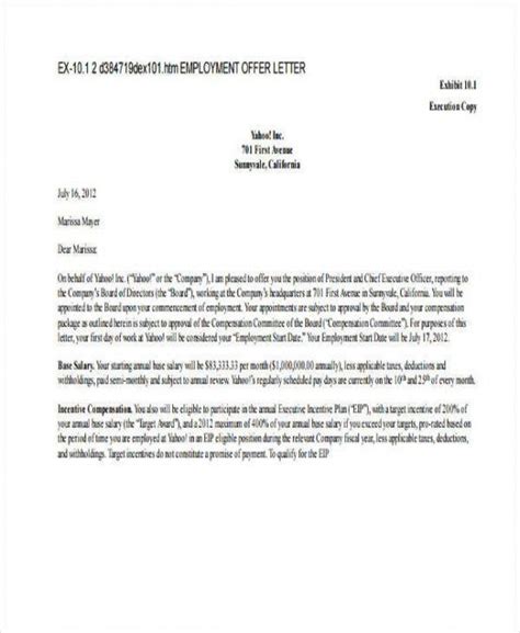 Rescinding Offer Letter Template