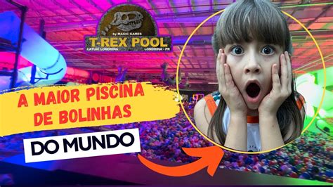 EU FUI Na Maior Piscina De Bolinhas Do MUNDO YouTube