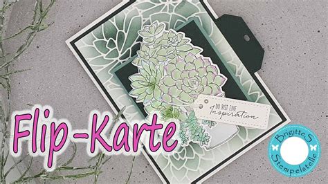 Flip Karte Stampinup Youtube