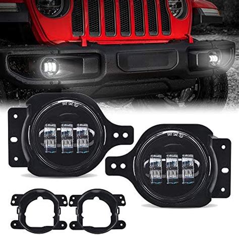 Amazon Lusgwufad Inch Round Sport Led Fog Lights Compatible With