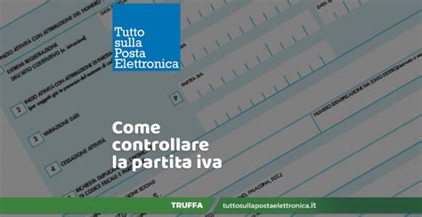 Controllare La Partita Iva Online Tutto Sulla Posta Elettronica