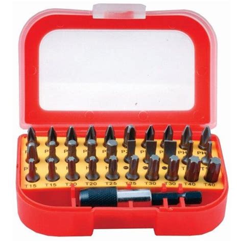 Tork Craft Screwdriver Bit Set 31 Pieces In Blister Shop Today Get