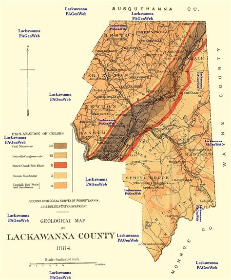 Lackawanna County Map