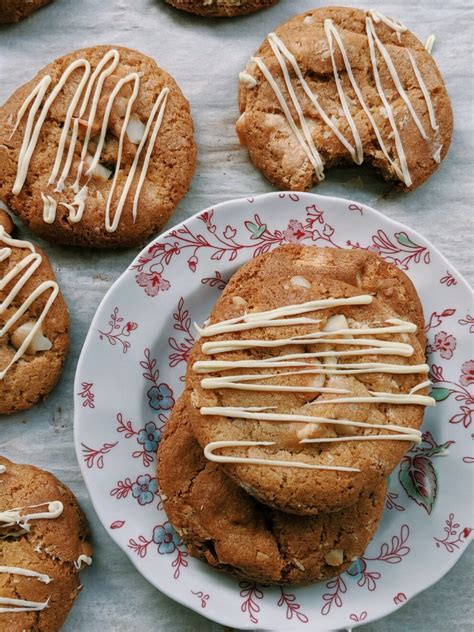 Galletas De Chocolate Blanco Y Macadamias Biscotti Galletas