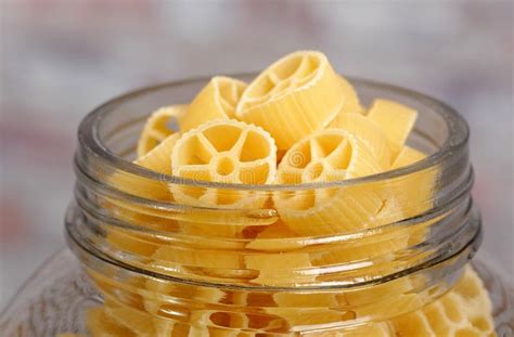 Container Filled With Pasta Stock Photo Image Of Delicious Abundance