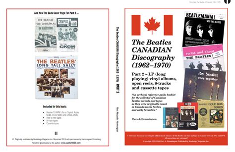 The Capitol 6000 Website The Beatles Canadian Discography Part 2