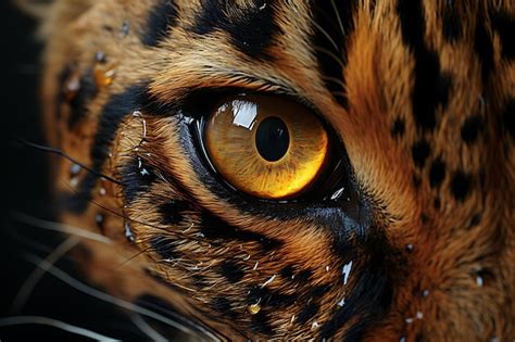 Premium AI Image | Eyes of the Wild CloseUp Captures wildlife photo