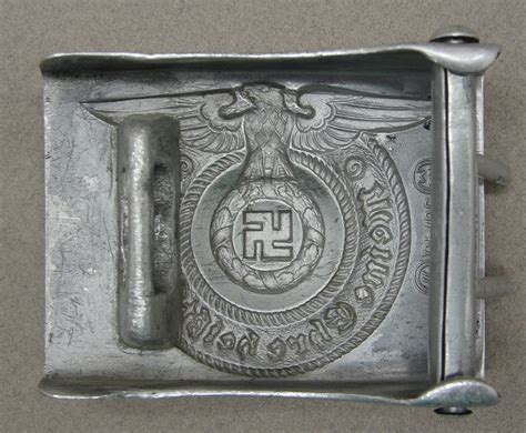 SS Belt Buckle By RZM 36 40 SS For Enlisted Men And NCOs Original