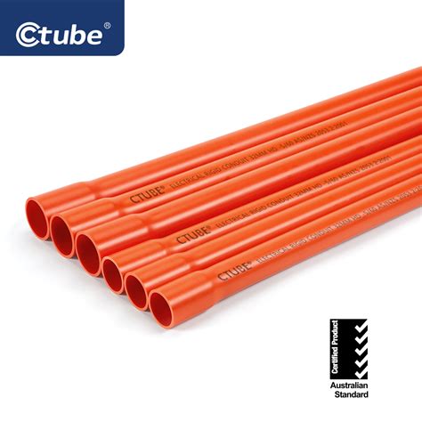 1250 Nt Heavy Duty Orange Color Pvc Electrical Rigid Conduit Pipe China Cable Conduit And