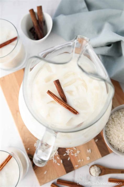 Easy Horchata Recipe Video Dessert Now Dinner Later