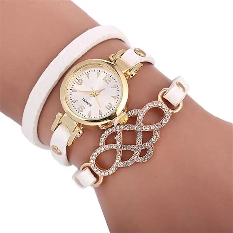 Buy Diamond Hollow Retro Bracelet Watches Women Lovely