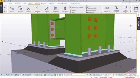 How To Create Industrial Building In Tekla Structures I Youtube