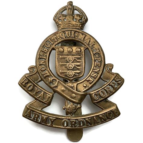 Ww2 Royal Army Ordnance Corps Raoc Cap Badge